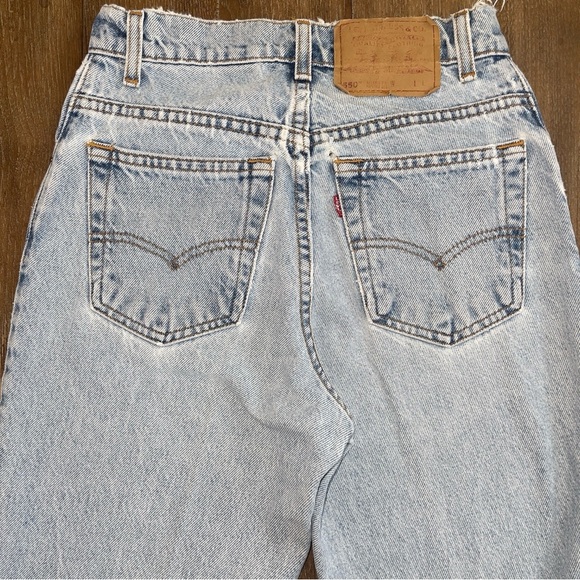 VINTAGE Levi's 550 Jeans Women’s 24 x 32 Long High Rise Y2K Tapered Mom Jean 90s - Picture 11 of 15